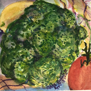 Broccoli watercolor