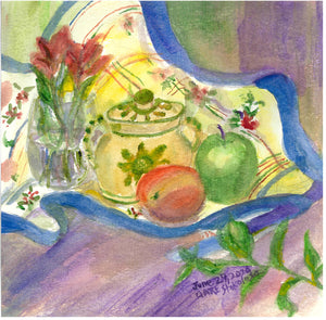 Kitchen Table with Fruit